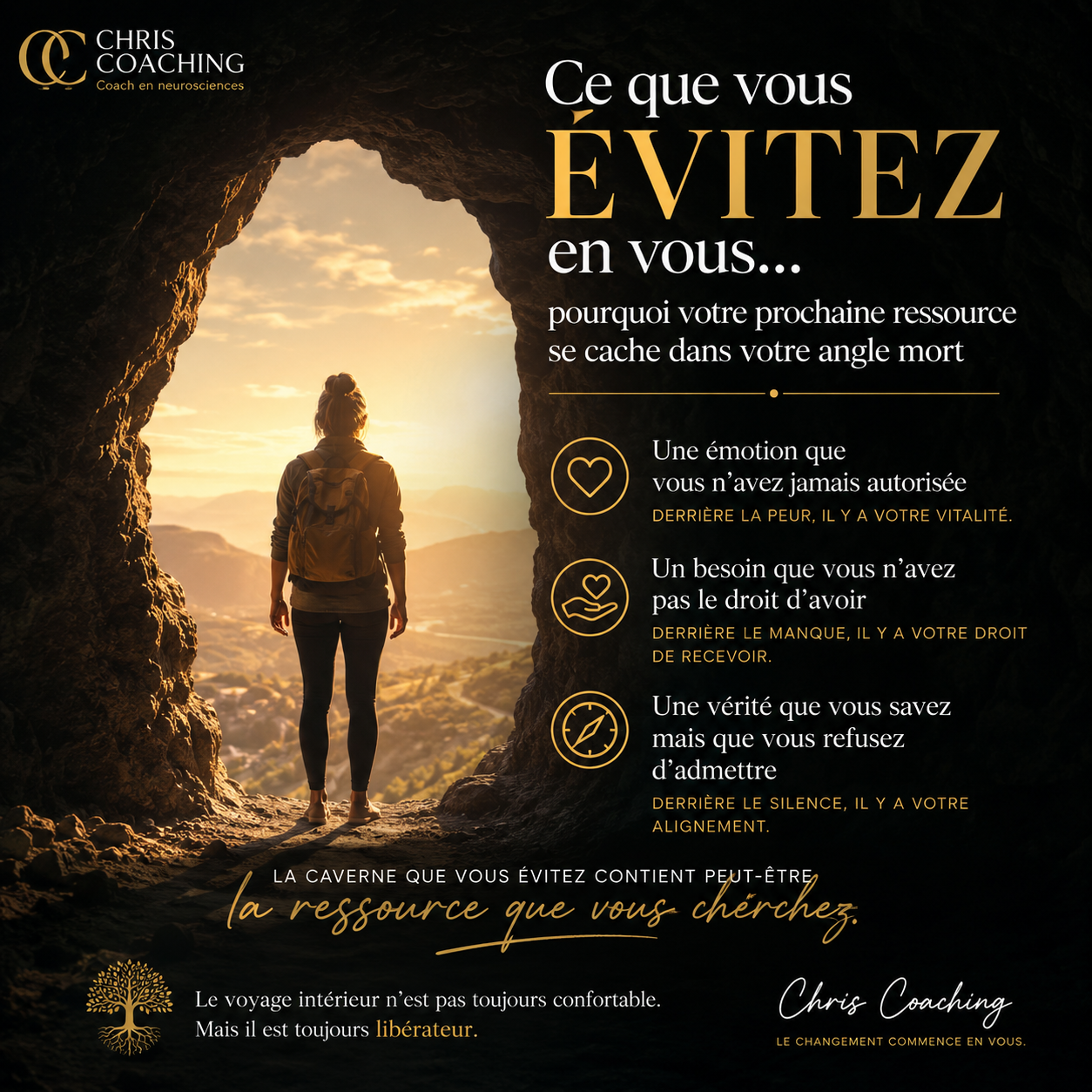 Ce que vous évitez en vous : pourquoi votre prochaine ressource se cache dans votre angle mort